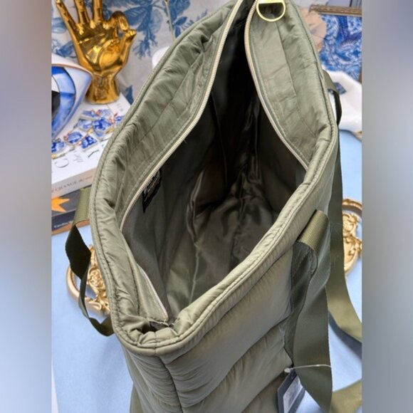 🆕 BARBOUR INTL 🧿 NWT Monaco Quilted Tote Bag, Envy Olive * SAMPLE * - Picture 10 of 16